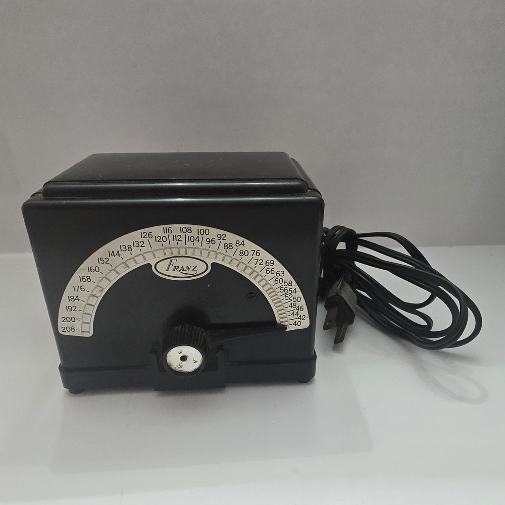 Vintage FRANZ Electric Metronome Model LM-4 Bakelite Black Tested Working